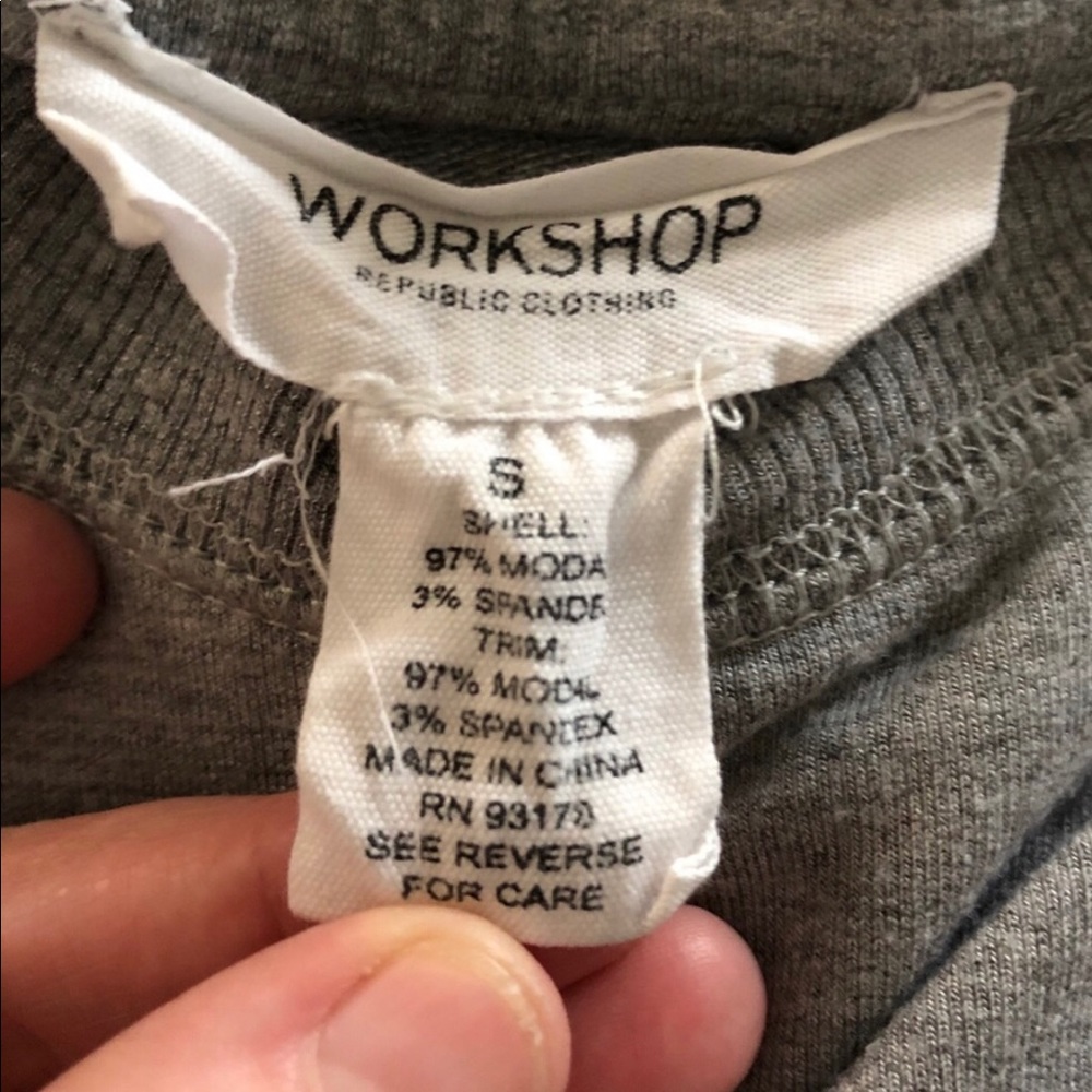 Workshop Gray Lightweight Sweatshirt - image 2